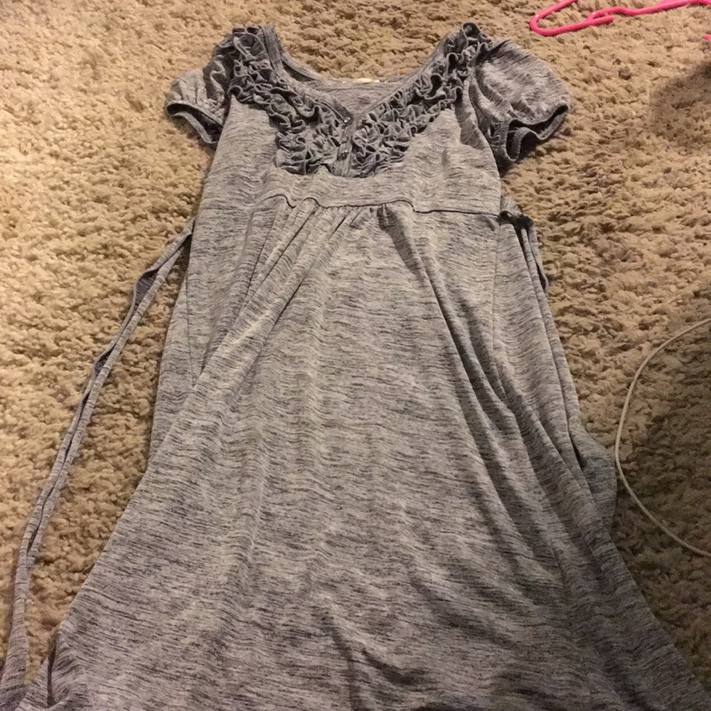 Soft gray dress
